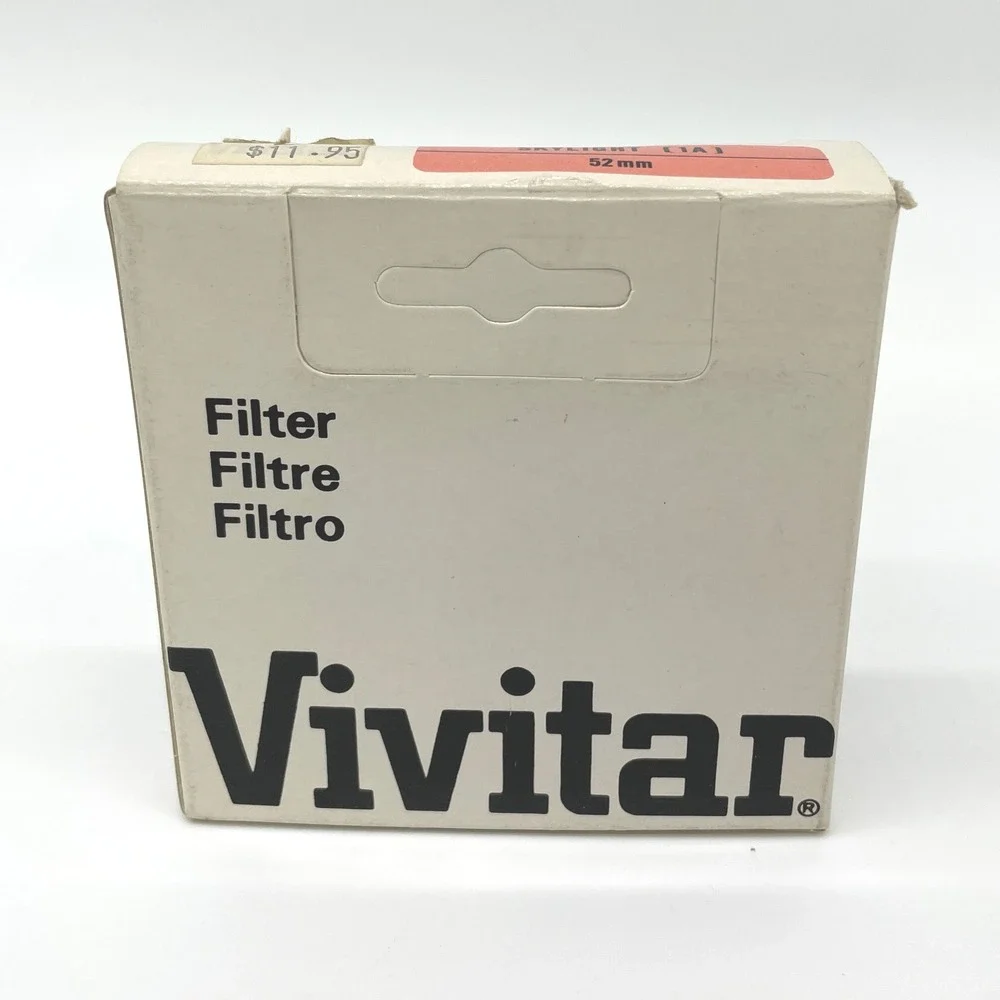 Vivitar‎ Skylight 1A 52mm Camera Lens Filter Vintage Photography Accessory